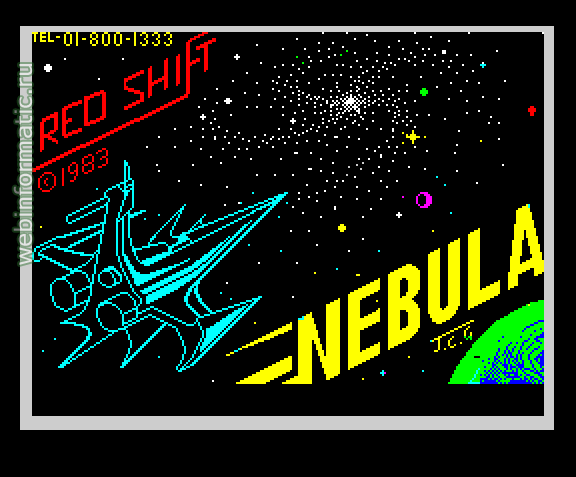 Nebula | ZX Spectrum | strategy game | Red Shift Ltd, 1984 play online играть онлайн