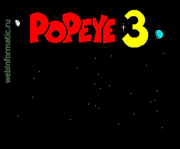 Popeye 3 | ZX Spectrum | fighting game | Alternative Software Ltd, 1992 play online играть онлайн