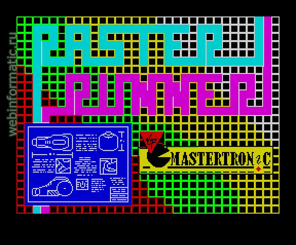 Raster Runner | ZX Spectrum | arcade game | Mastertronic Plus, 1990 play online играть онлайн