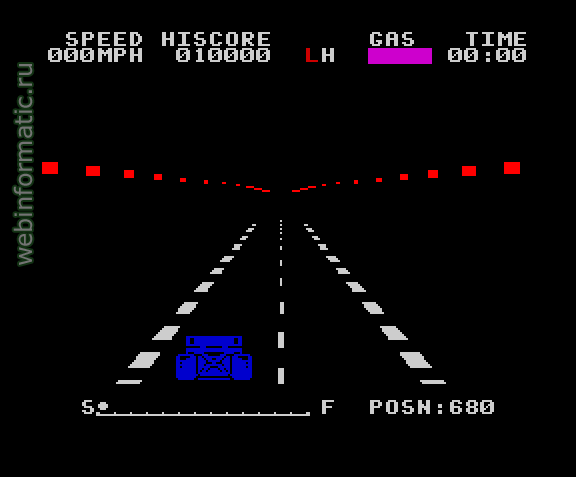 Road Race | ZX Spectrum | race game | Your Sinclair, 1987 play online играть онлайн