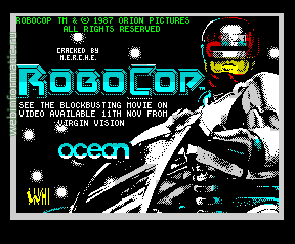 Robocop | ZX Spectrum | arcade game | Ocean Software Ltd, 1988 play online играть онлайн