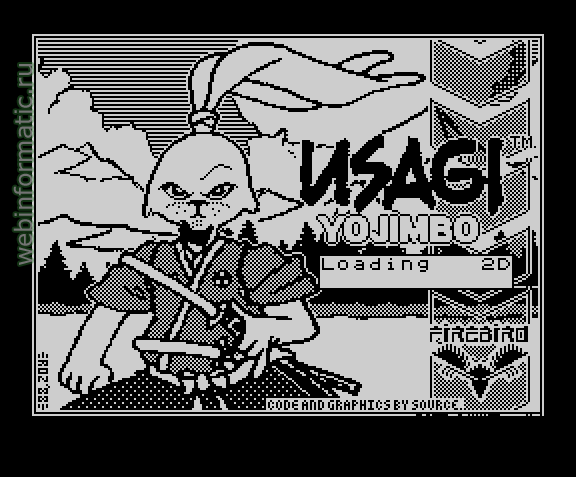 Samurai Warrior | ZX Spectrum | fighting game | Firebird Software Ltd, 1988 play online играть онлайн