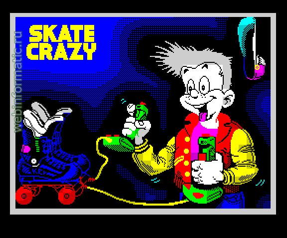 Skate Crazy | ZX Spectrum | arcade game | Image Works UK, 1990 play online