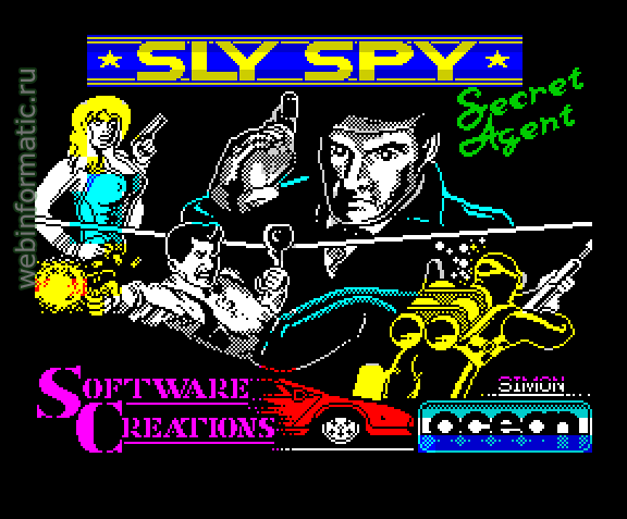 Sly Spy: Secret Agent | ZX Spectrum | arcade game | Ocean Software Ltd, 1990 play online играть онлайн