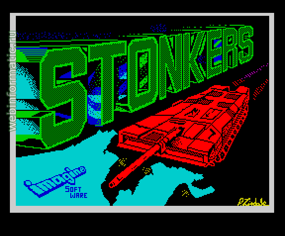 Stonkers | ZX Spectrum | strategy game | Imagine Software Ltd, 1983 play online играть онлайн