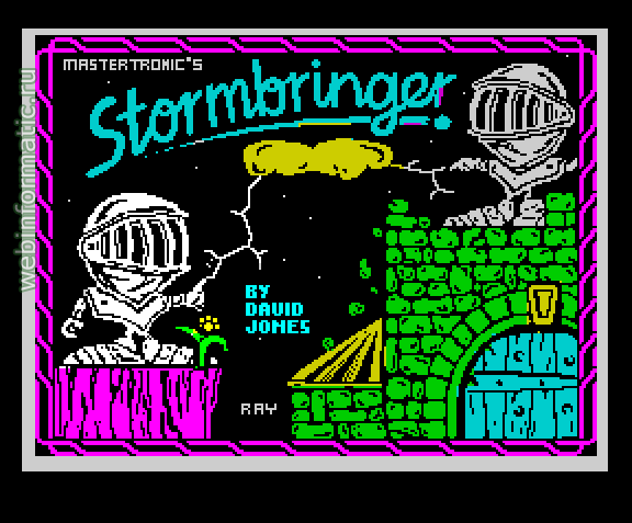 Stormbringer | ZX Spectrum | quest game | Mastertronic Added Dimension, 1987 play online играть онлайн