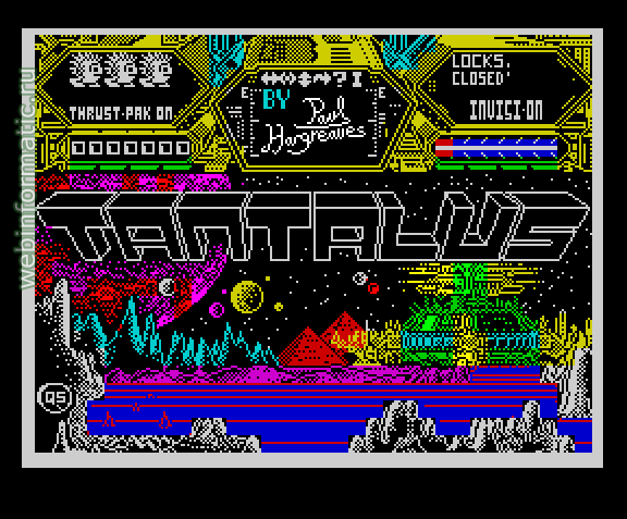 Tantalus | ZX Spectrum | maze game | Quicksilva Ltd, 1986 play online играть онлайн