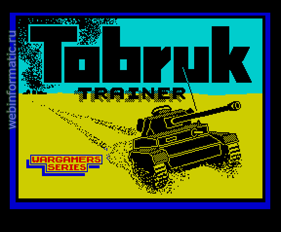 Tobruk | ZX Spectrum | strategy game | PSS, 1987 play online играть онлайн