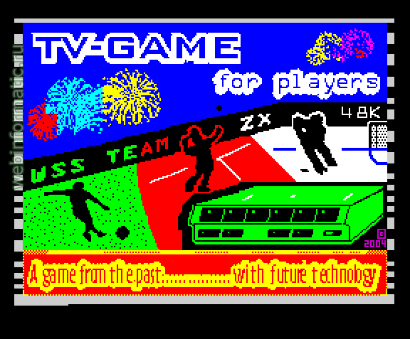 TV-Game | ZX Spectrum | arcade game | Weird Science Software, 2004 play online играть онлайн