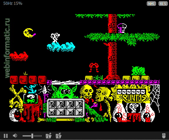 Underground | ZX Spectrum | arcade game | System 4, 1988 play online играть онлайн