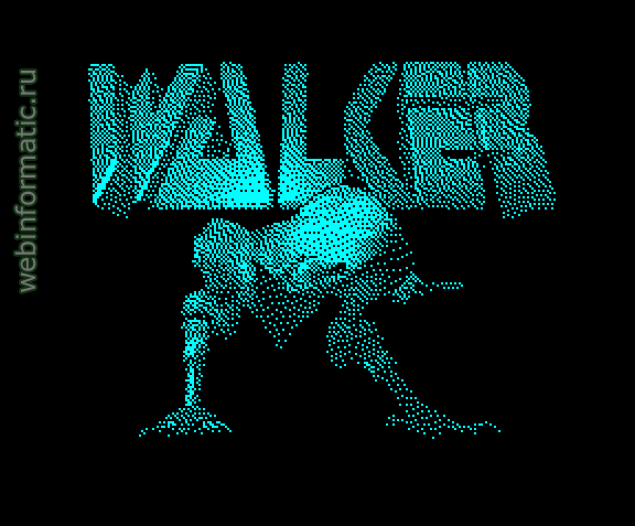 Walker | ZX Spectrum | arcade game | Alien Factory, 1996 play online играть онлайн