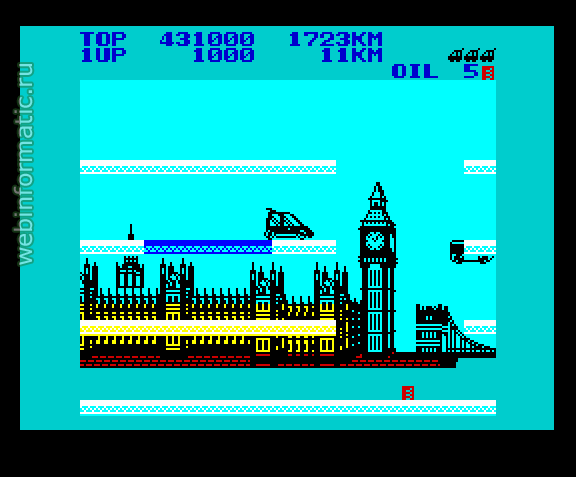 City Connection | ZX Spectrum | arcade game | ,  play online играть онлайн