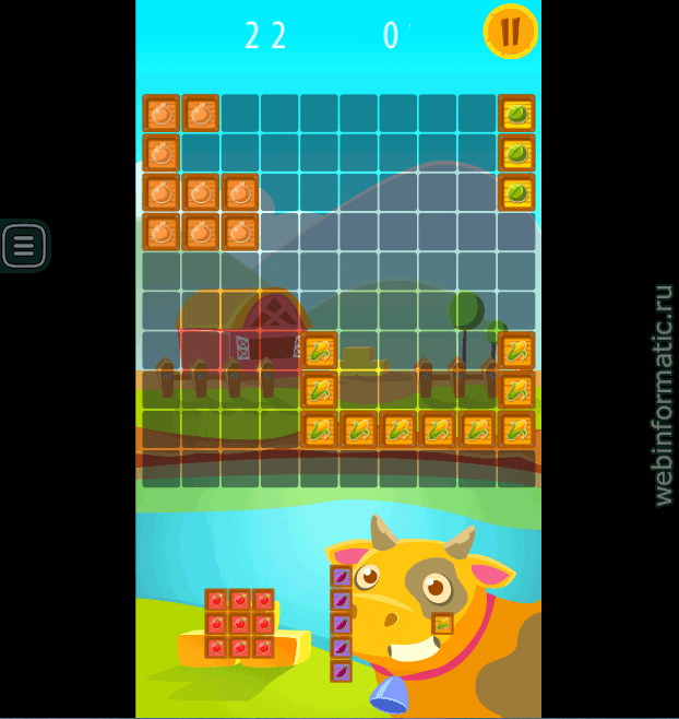 Farm Blocks 10& | tetris play online играть онлайн