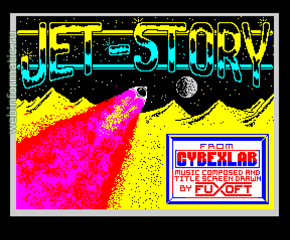 Jet-Story | ZX Spectrum | arcade game | Ultrasoft, 1992 play online играть онлайн