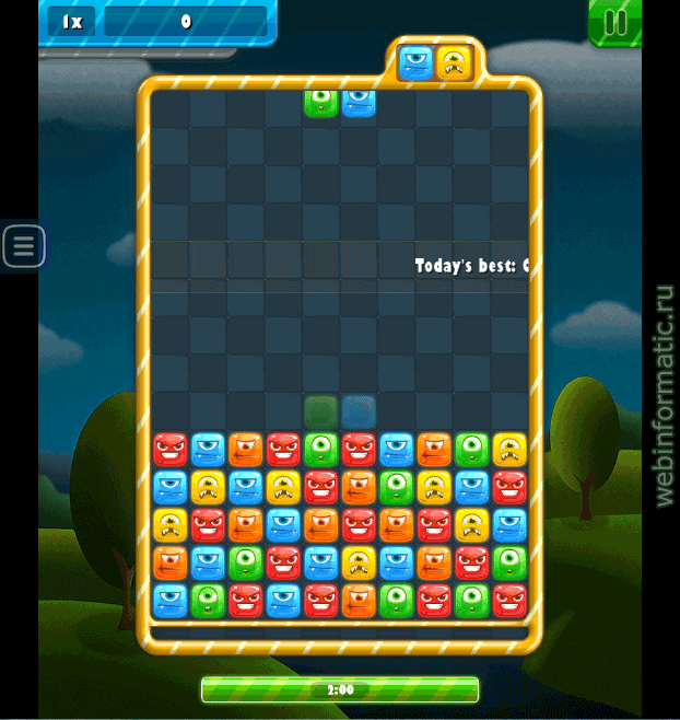 Monster Blocks | tetris play online играть онлайн