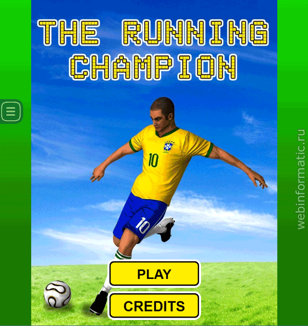 Running Soccer | run and click play online играть онлайн
